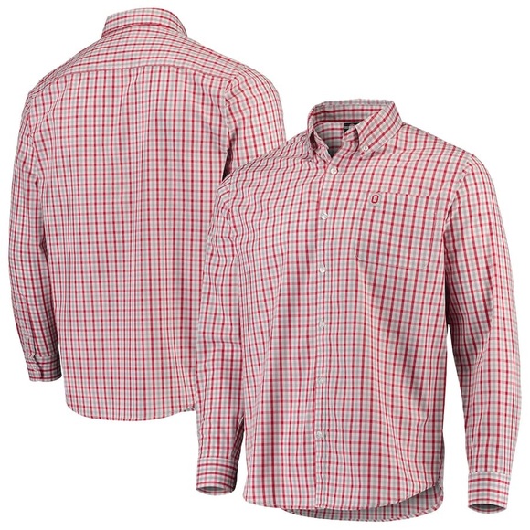 Ohio State Buckeyes Button Down Shirt | Mens Large (Like NEW) Collegiate - Picture 3 of 8